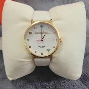 Kate Spade Gold and White Women's Watch